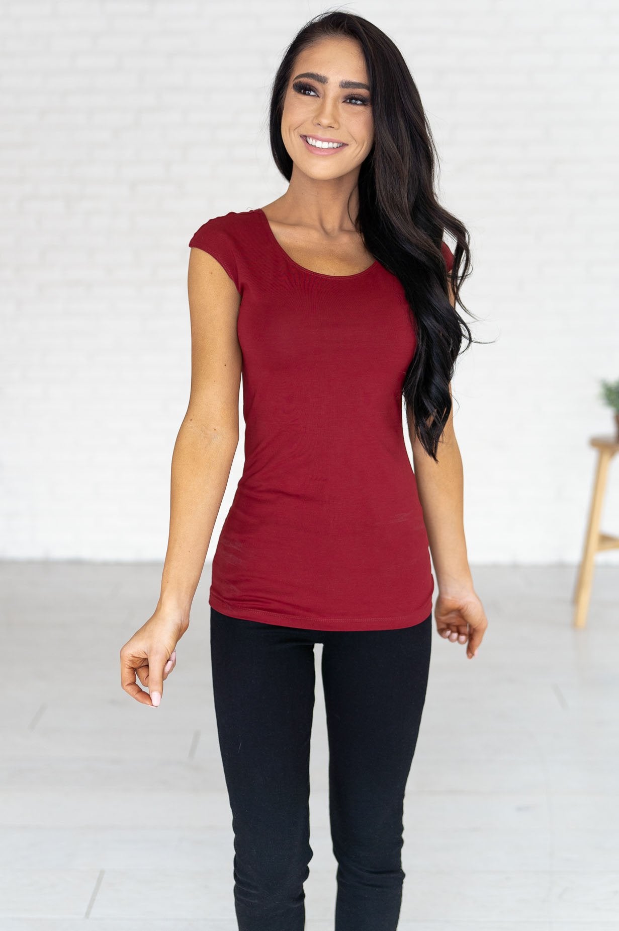 Cap Sleeve Modest Layering Tee