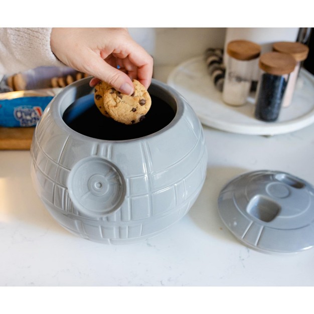 Ukonic Star Wars Death Star Ceramic Cookie Jar Container 9 75 Inches Tall