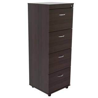 Inval Espresso Wengue Filing Cabinet AR-4X4R