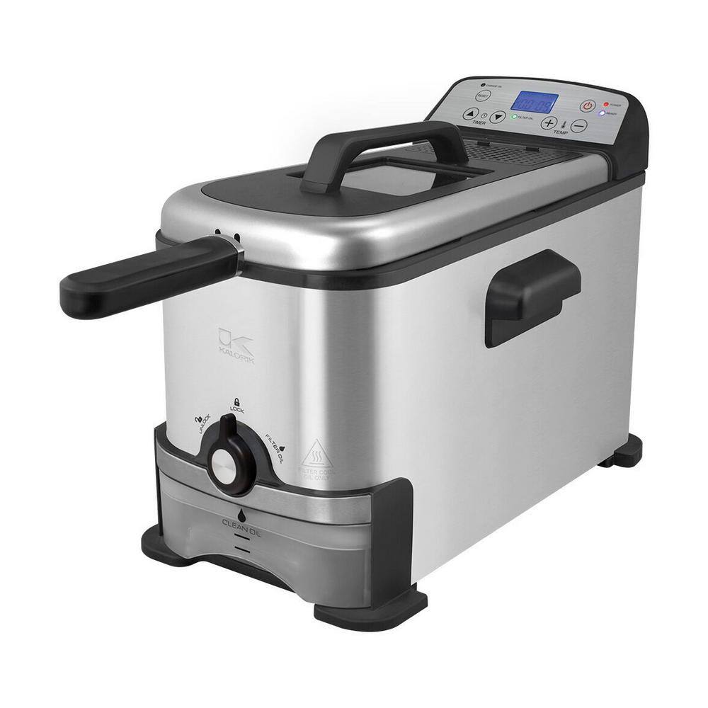 KALORIK Digital Deep Fryer with Oil Filtration FT 44247 BK