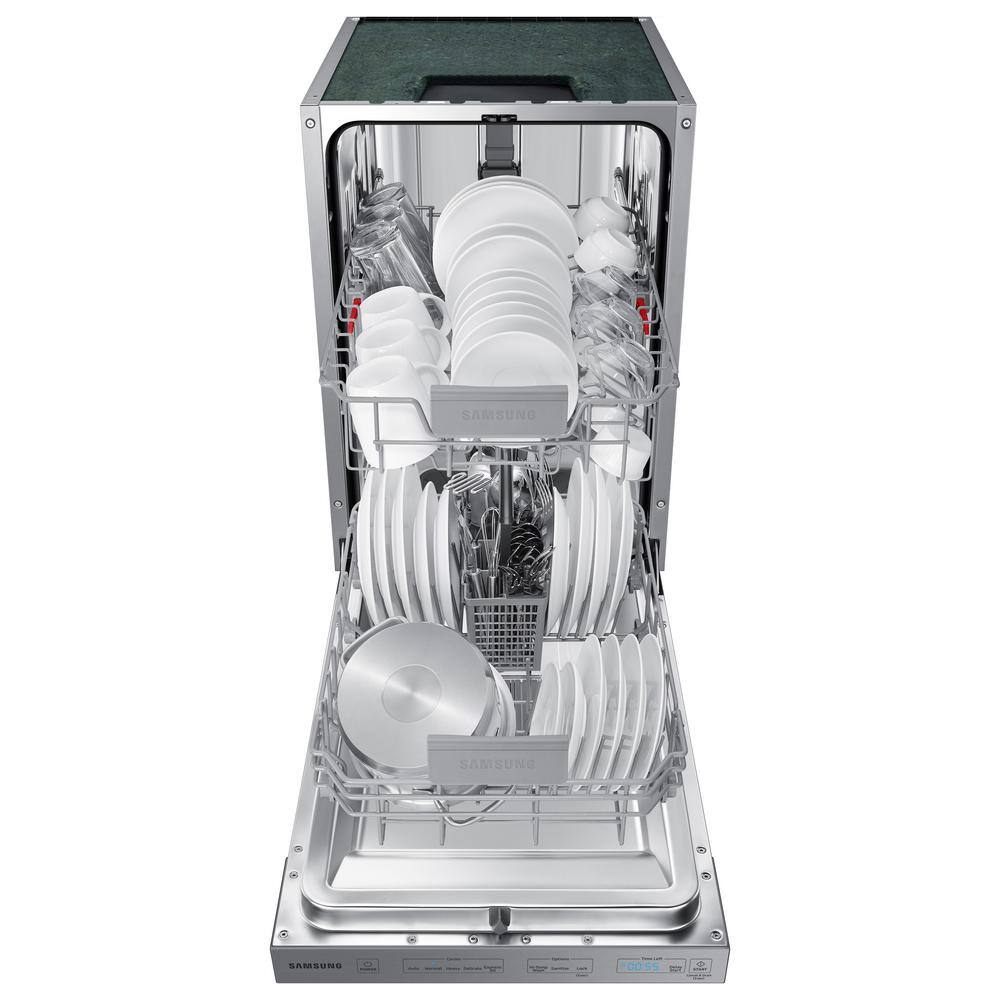  18 in. Top Control Dishwasher in Fingerprint Resistant Stainless Steel AutoRelease 46 dBA DW50T6060US