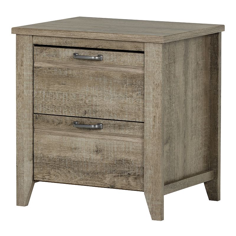 South Shore Lionel 2-Drawer Nightstand