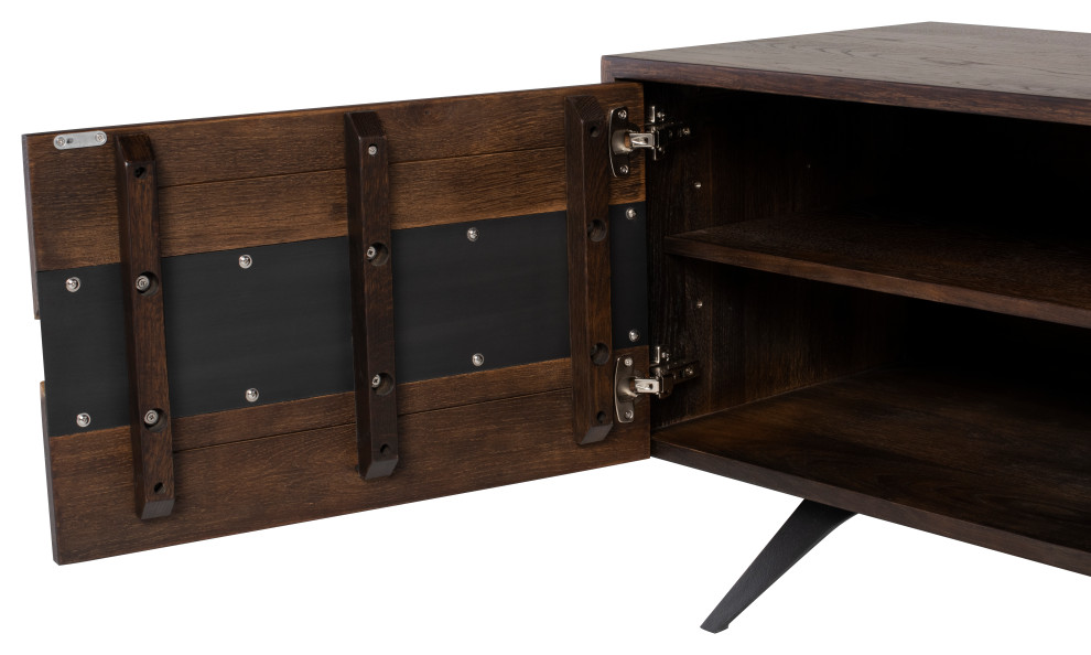 Vega Media Unit Cabinet  Seared   Media Cabinets   by Nuevo  Houzz