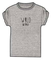 Embers Recycled Cotton T-Shirt - Grey Marl