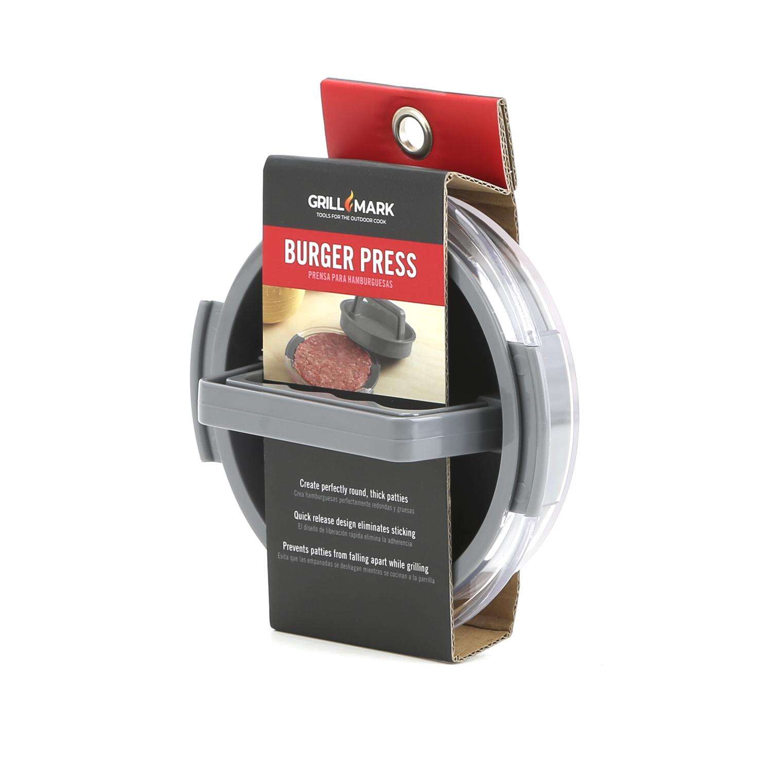 Grill Mark Plastic Burger Press 1 pk