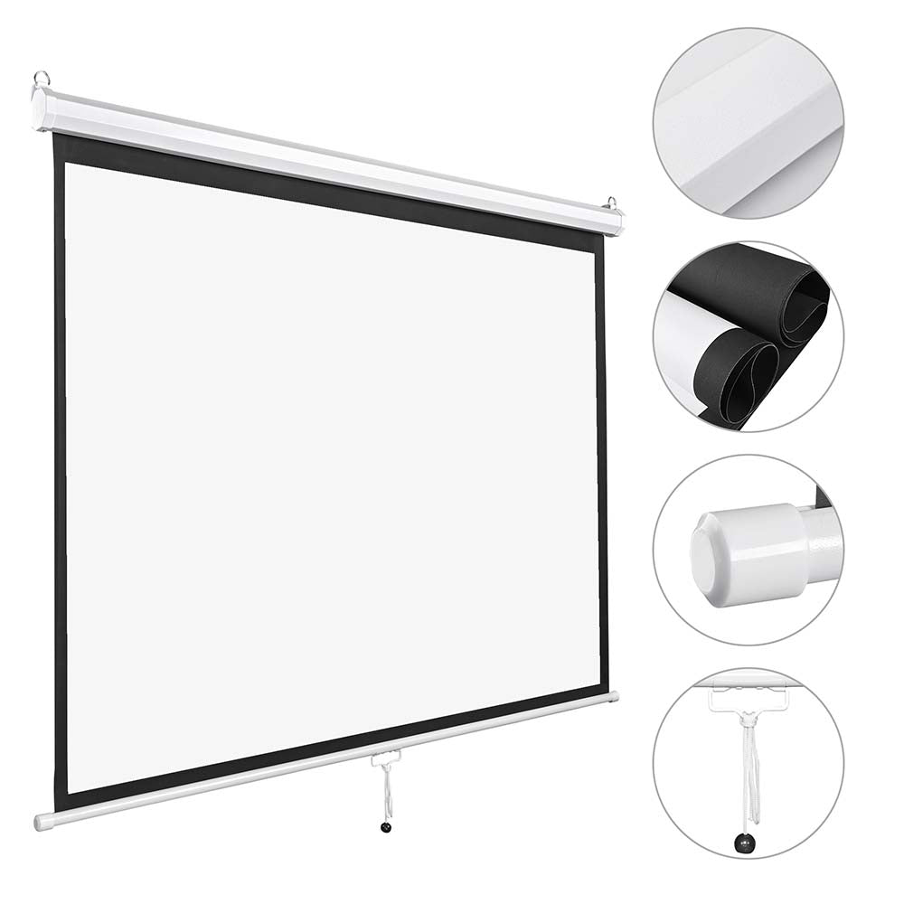 InstaHibit 4:3 Retractable Manual Projection Screen 72