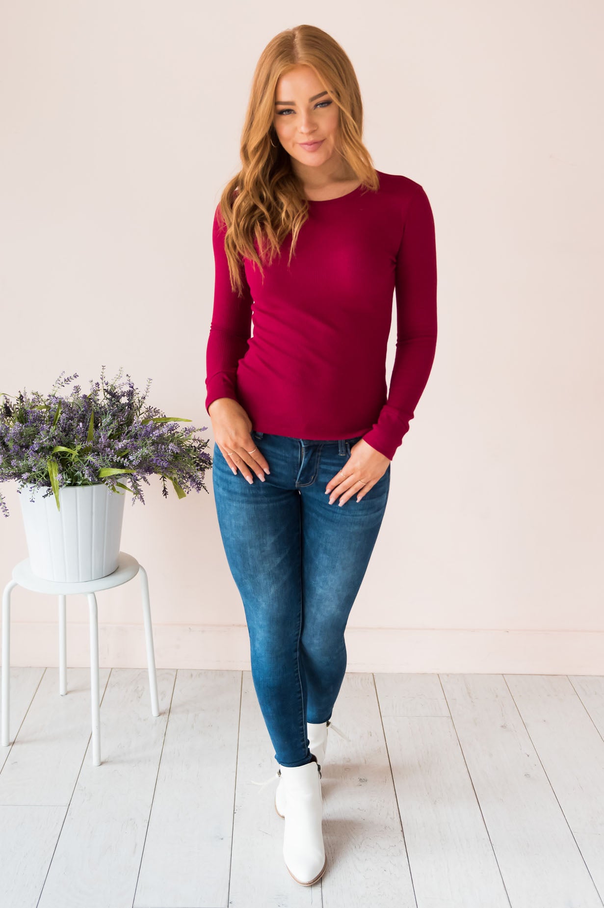 Warm Embrace Modest Thermal Top