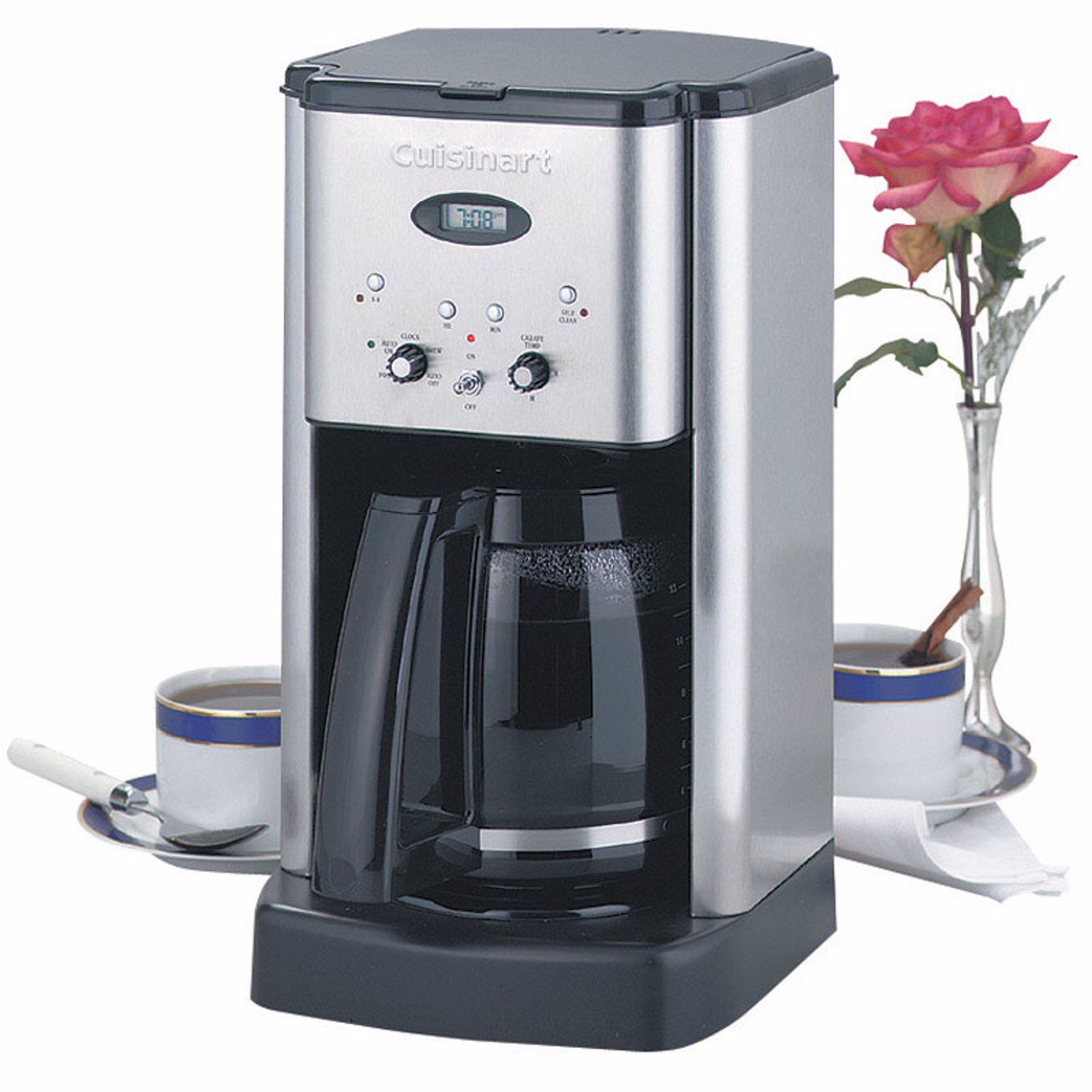 Cuisinart Brew Central 12 cups Black/Silver Coffee Maker