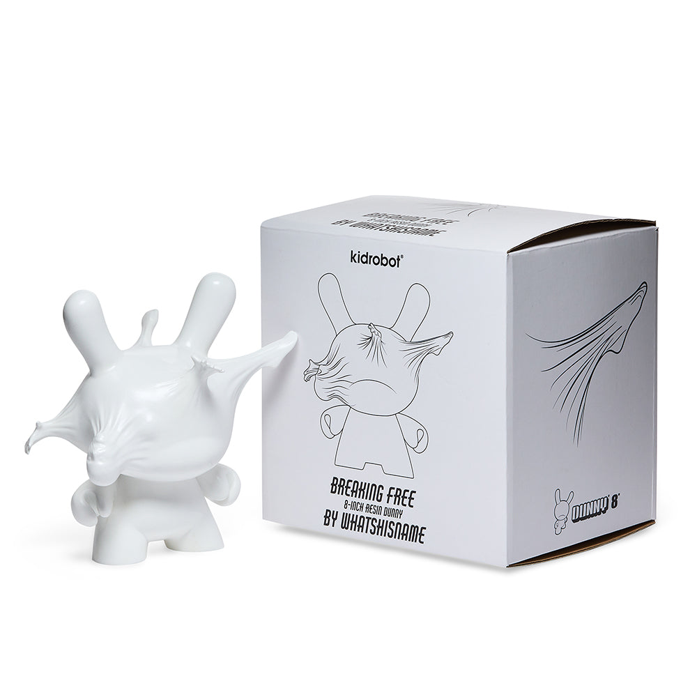 Breaking Free 8-Inch Resin Dunny by WHATSHISNAME - White Edition