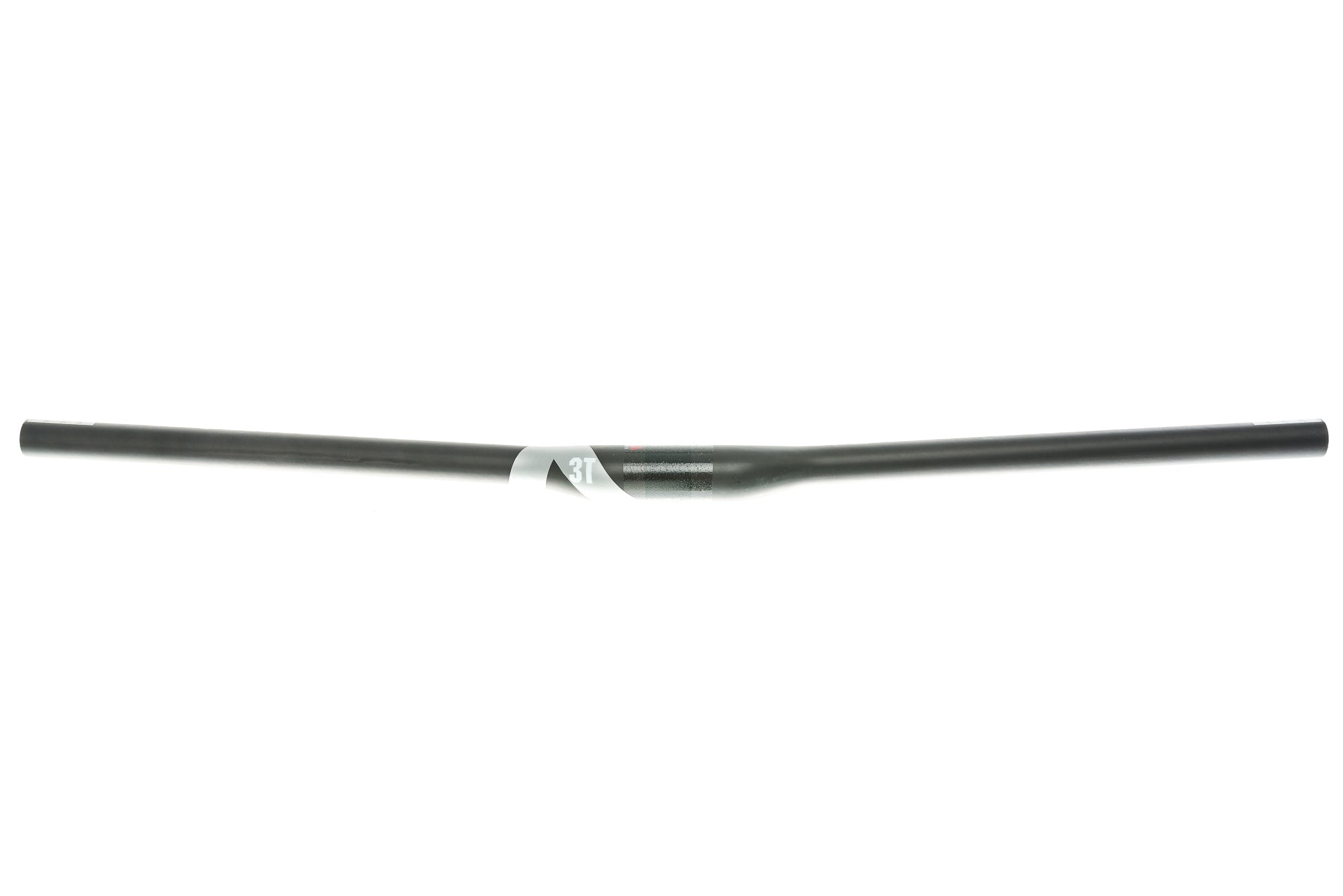 3T Flat 740 Handlebar 31.8 x 740mm 0 mm Rise Carbon  Black