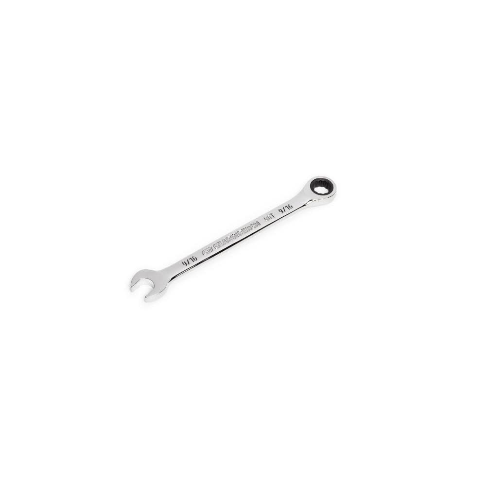 9/16 90T 12 Point Ratcheting Combination Wrench