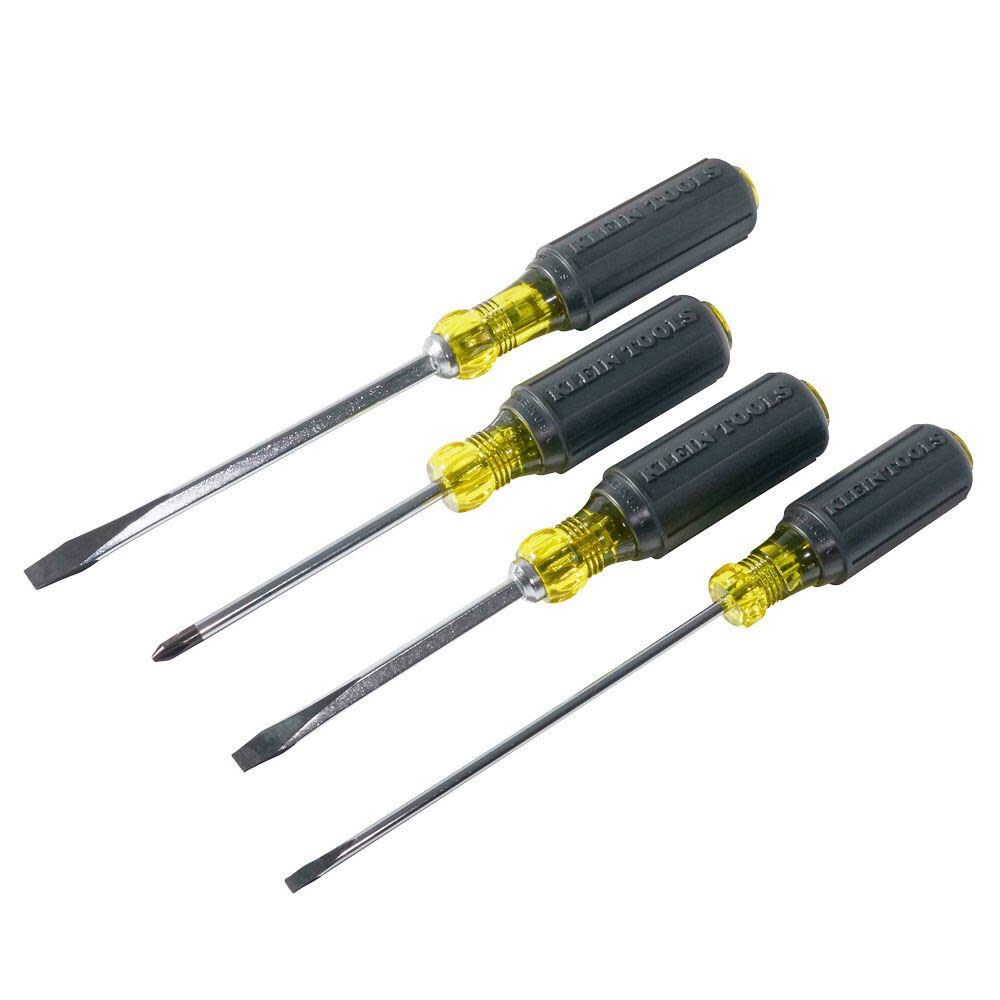 Klein Tools Cushion-Grip Screwdriver Set 4 Pc 85105 from Klein Tools