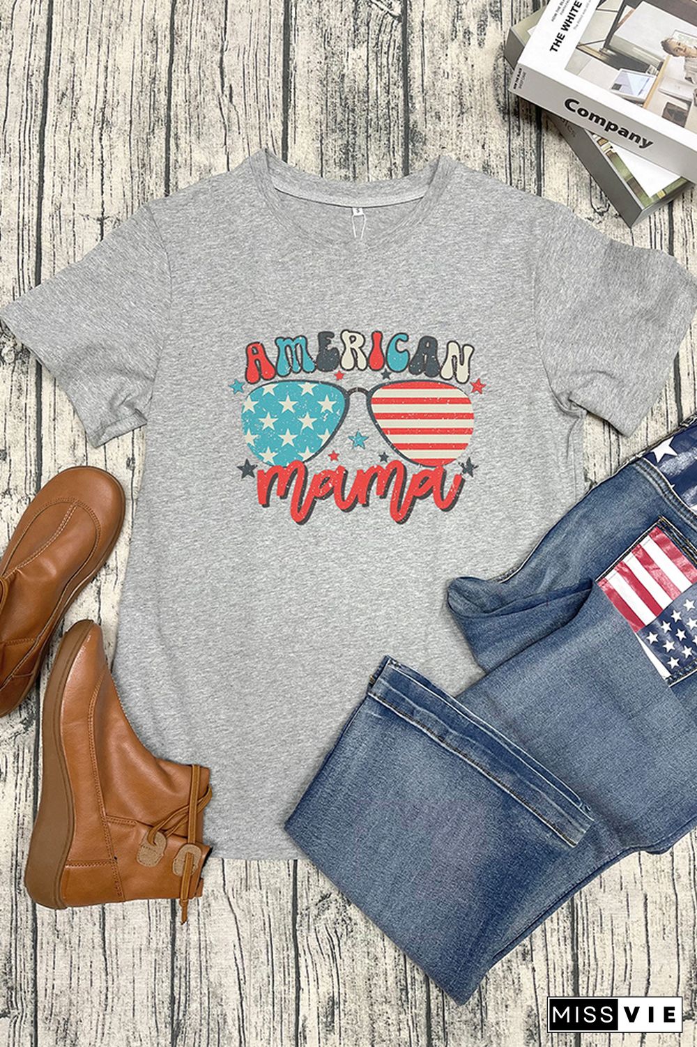 American mama Graphic Tee Wholesale