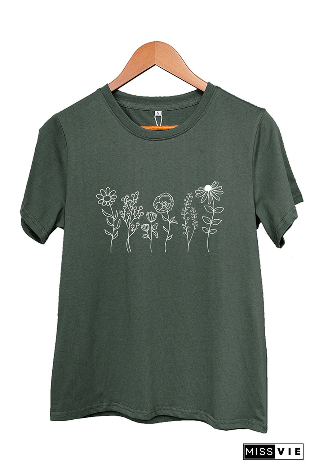 Wildflowers Graphic T-Shirt Wholesale