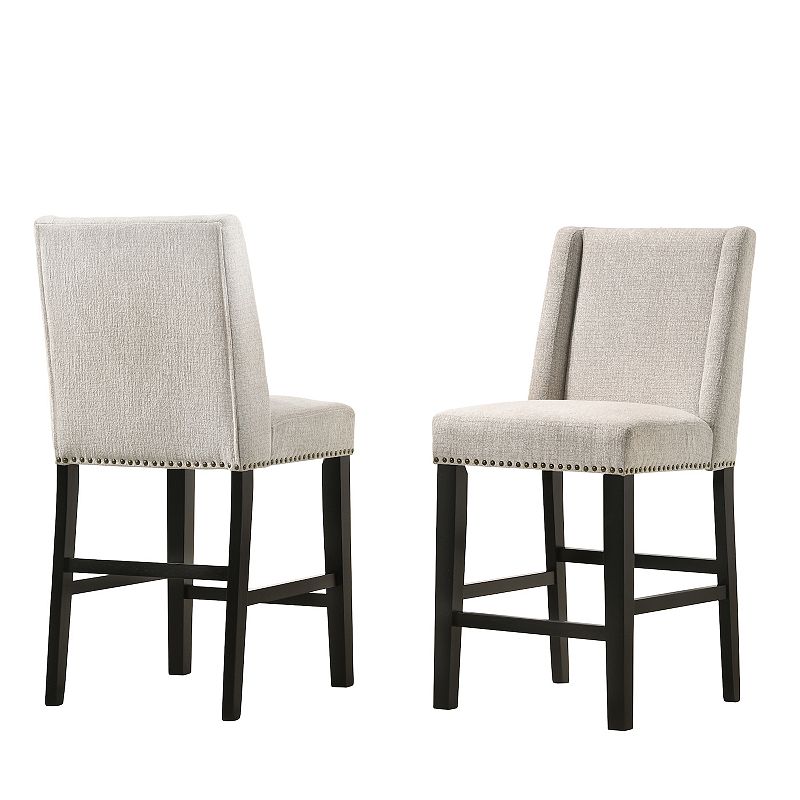 Carolina Chair and Table Laurant 2-Piece Upholstered 24 Stools