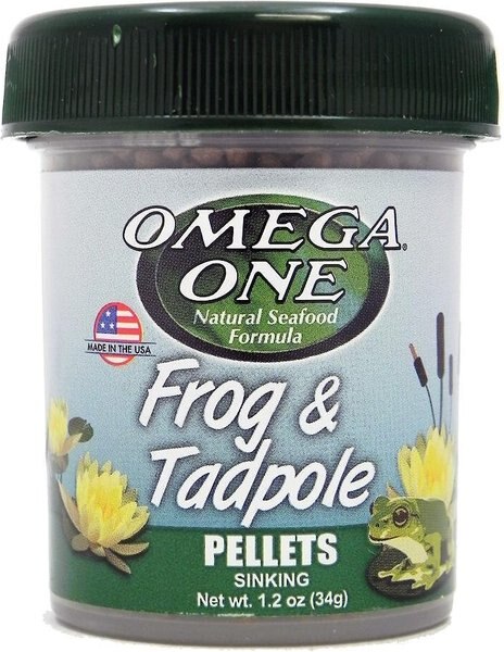 Omega One Frog and Tadpole Sinking Pellets Food