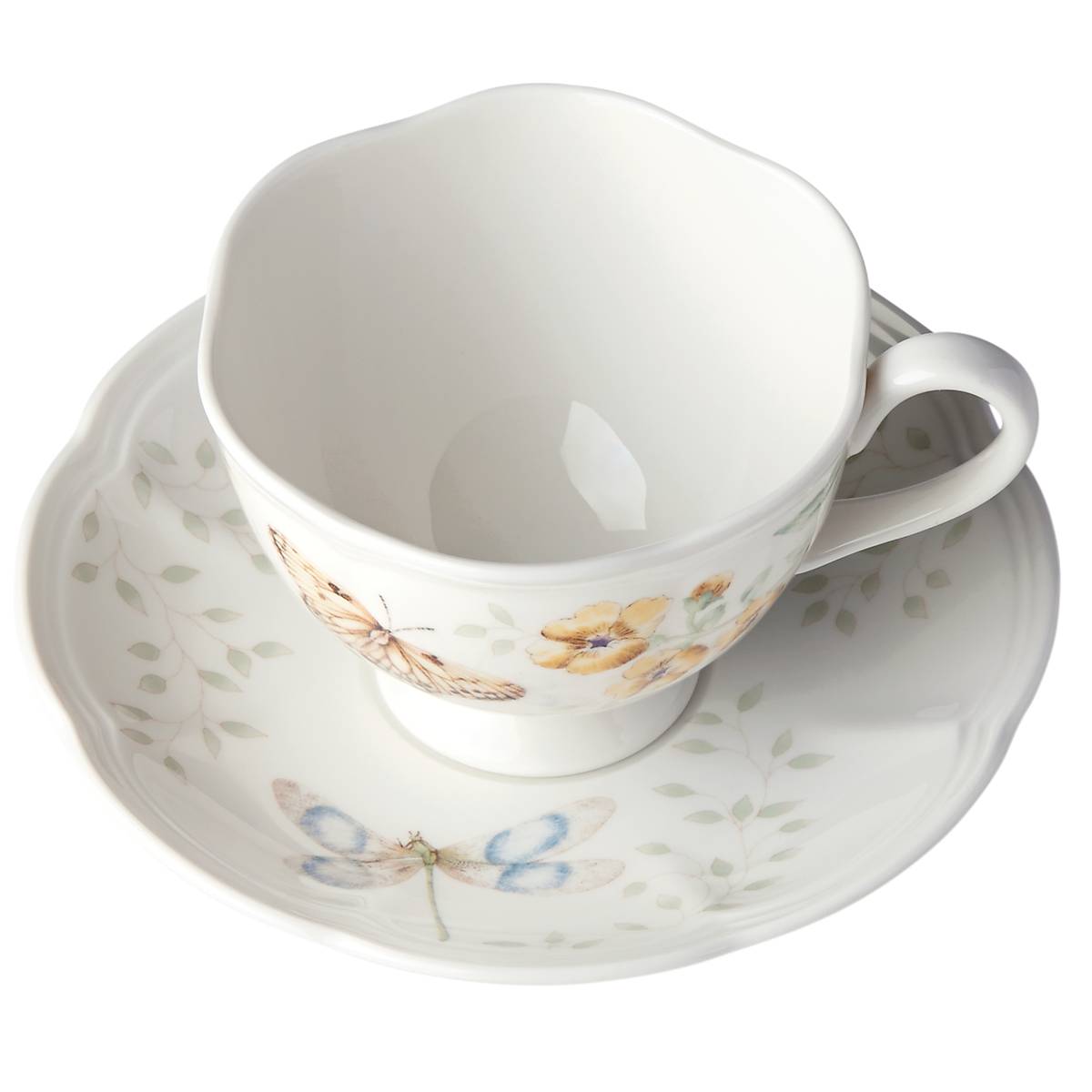 Butterfly Meadow Fritillary Cup and Saucer