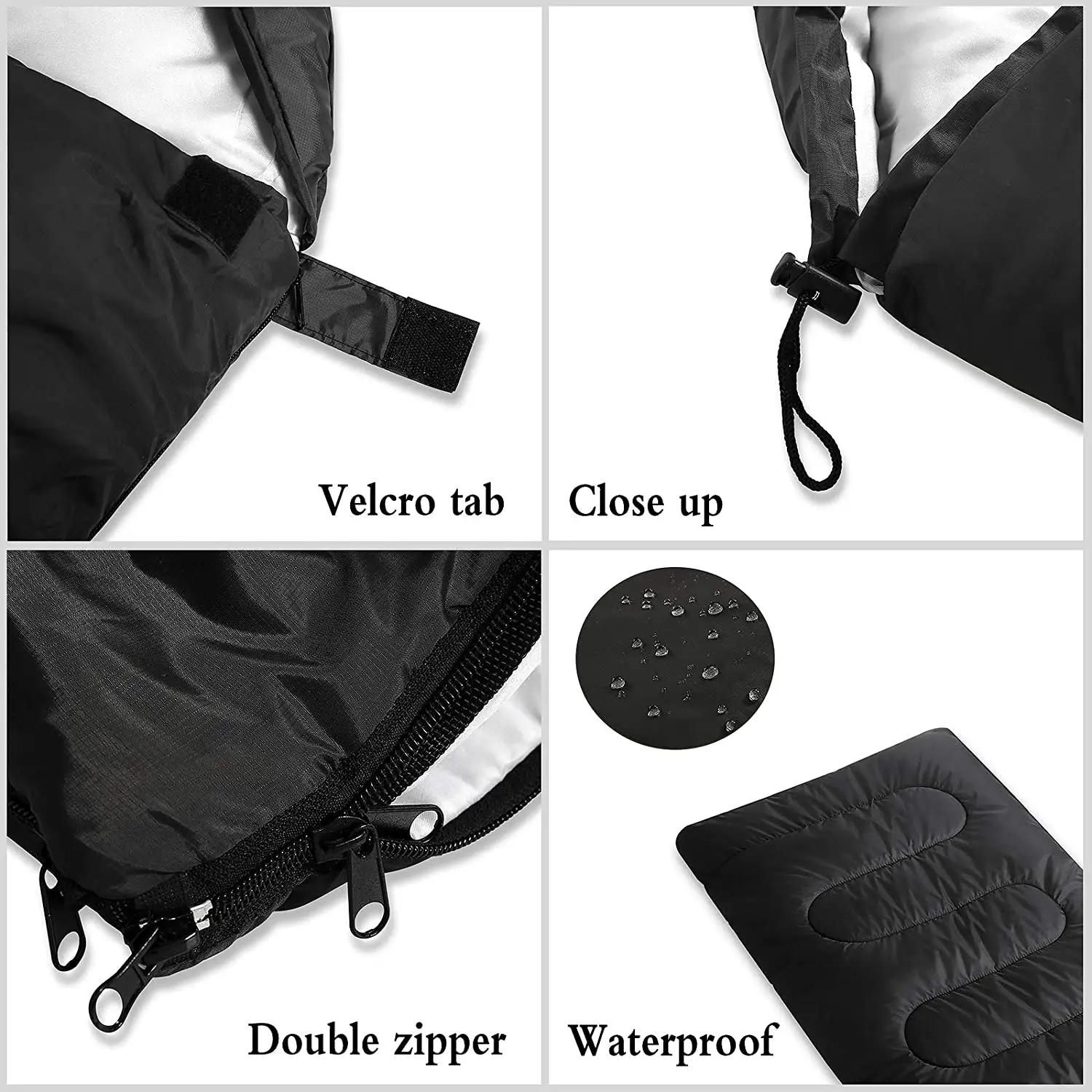 Harbour Custom Logo Winter Cotton Ultralight Hiking Sleeping Bag for Camping Waterproof Outdoor