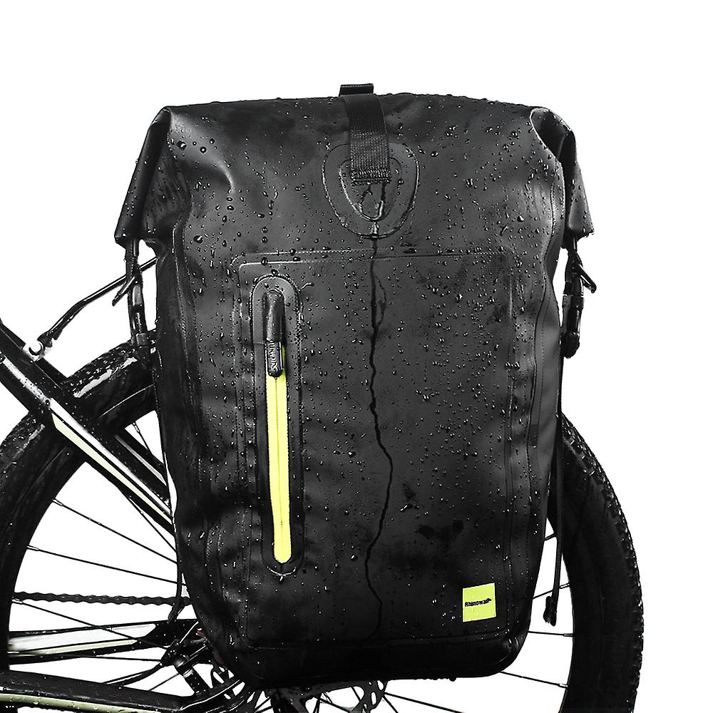 25l Waterproof Bike Bicycle Rear Rack Pannier Bag Cycling Rear Seat Bag Shoulder Bag No.187034