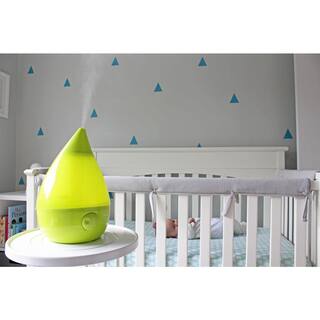 Crane 1 Gal. Drop Ultrasonic Cool Mist Humidifier for Medium to Large Rooms up to 500 sq. ft. - Green EE-5301G