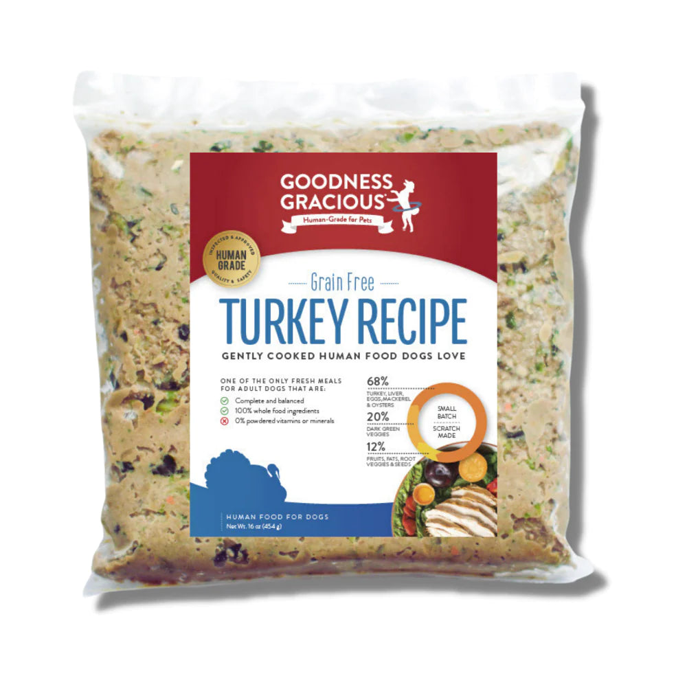 Gently Cooked Grain Free Turkey Recipe Food for Dogs