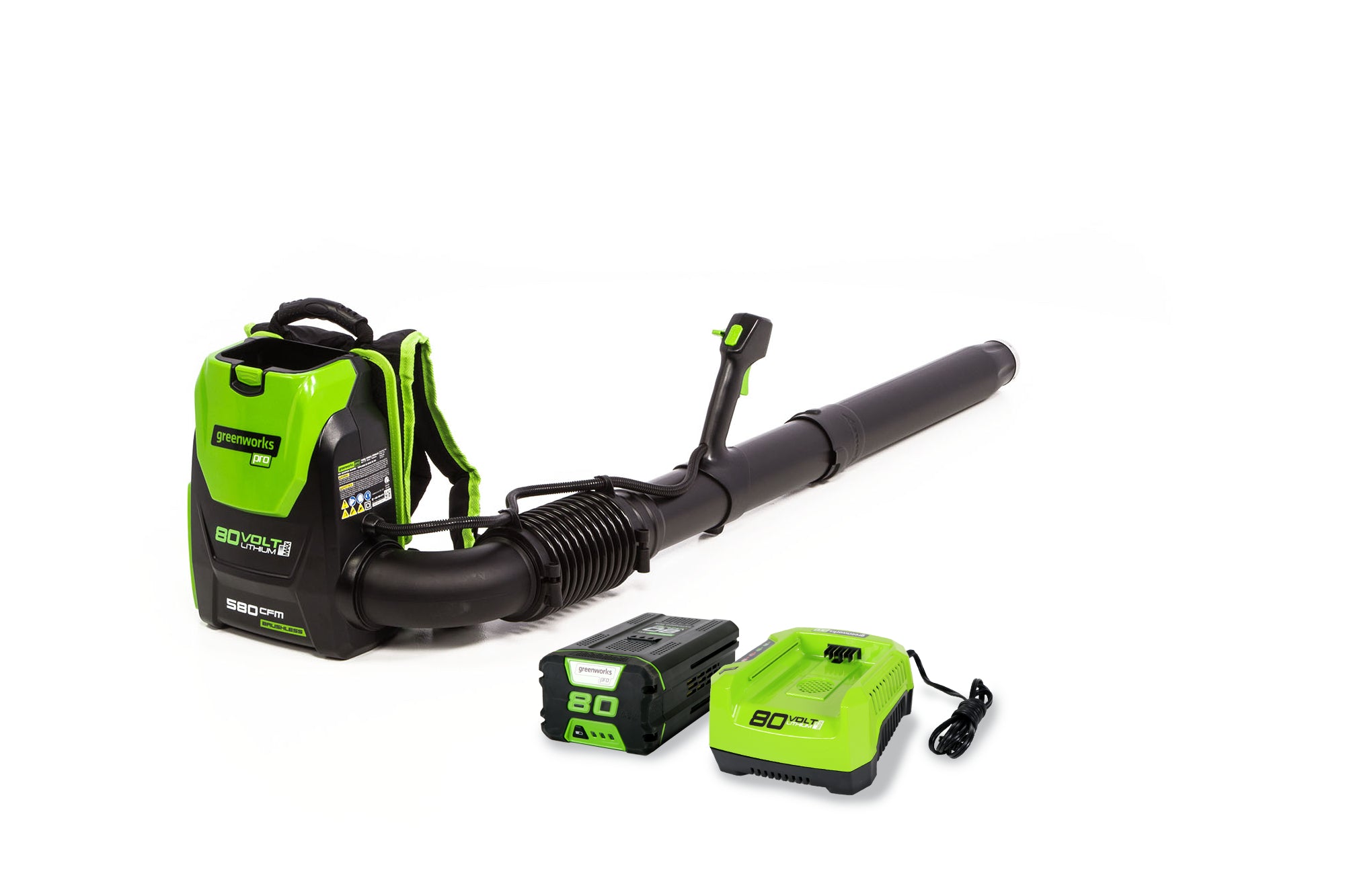 Greenworks 80V 580 CFM Brushless Backpack Blower (Tool Only)