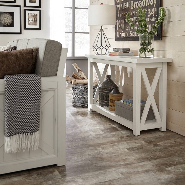 Seaside Lodge Console Table Off White Home Styles