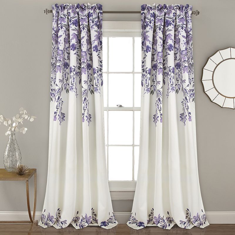 Lush Decor Tanisha Room Darkening Window Curtains Set