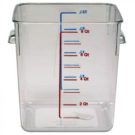 BASCO 8 Quart Square Rubbermaid  174Food Storage...