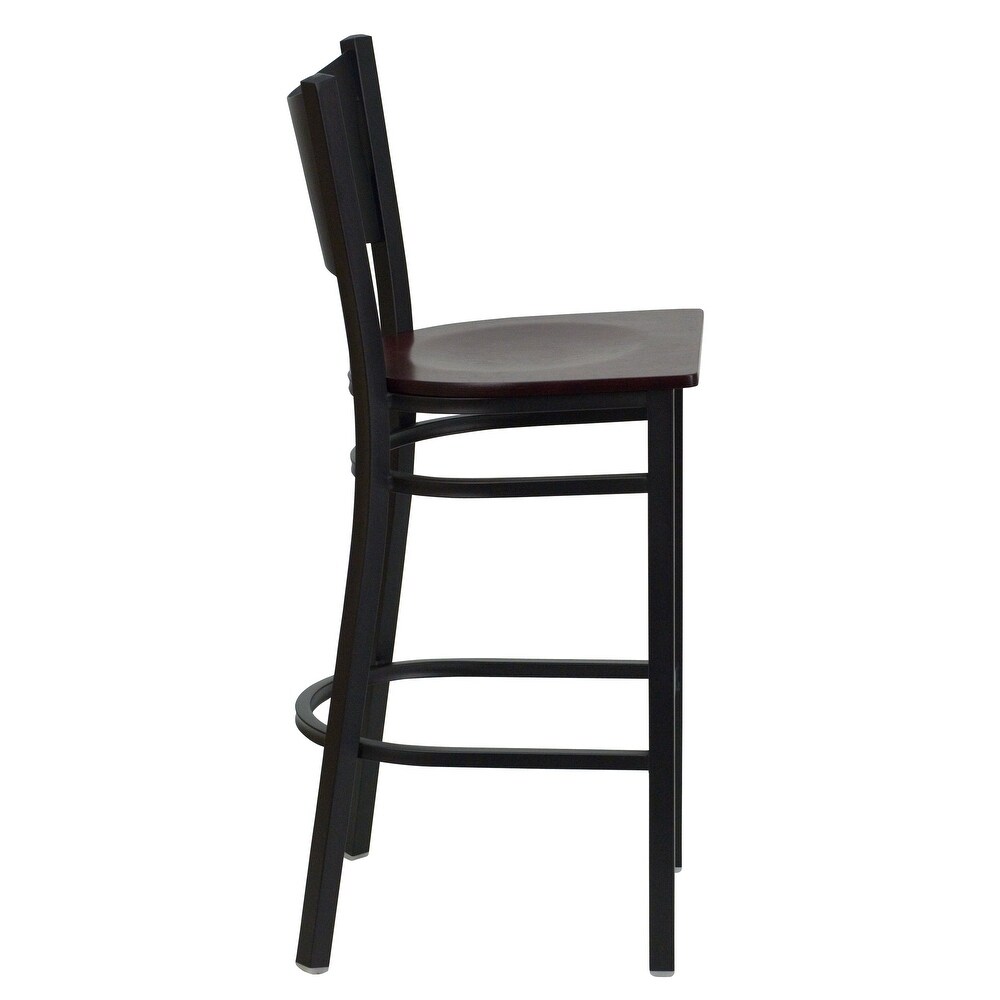 2 Pk. Coffee Back Metal Restaurant Barstool   18.25\