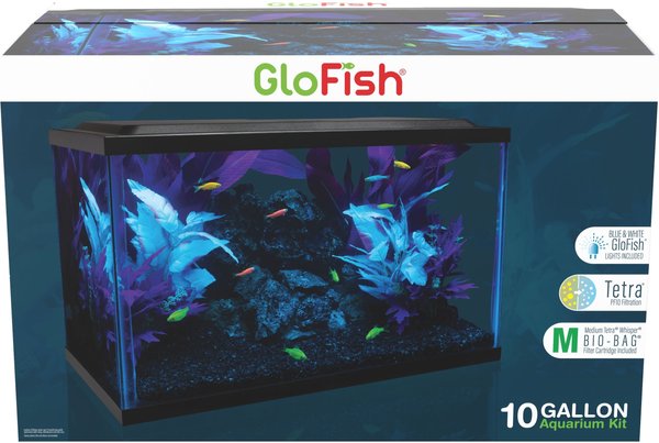 GloFish LED Lighting and Filter Aquarium Kit