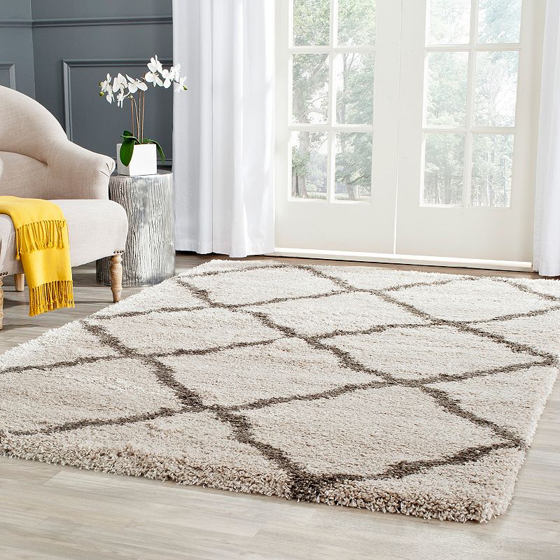 Safavieh Belize Tribal Lattice Shag Rug