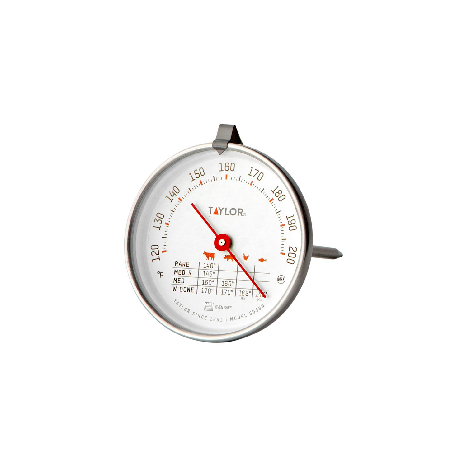 Taylor Instant Read Analog Meat Thermometer