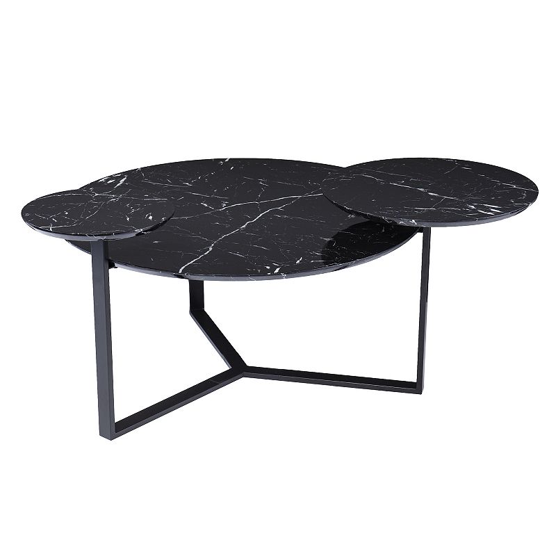 Southern Enterprises Xuri Faux Marble Coffee Table