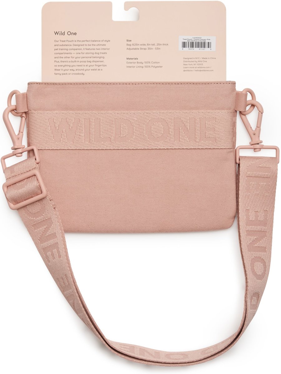 Wild One Cotton Dog Treat Pouch