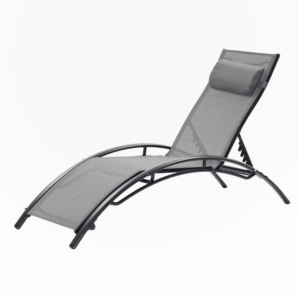 2PCS Outdoor Lounge Chair Set