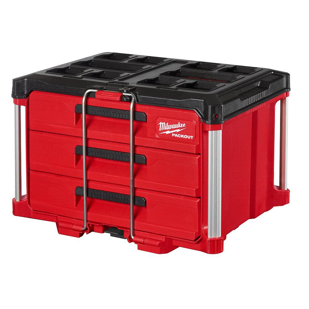 Milwaukee PACKOUT Drawers Tool Box 3 Drawer Bundle 48-22-8443X2 from Milwaukee