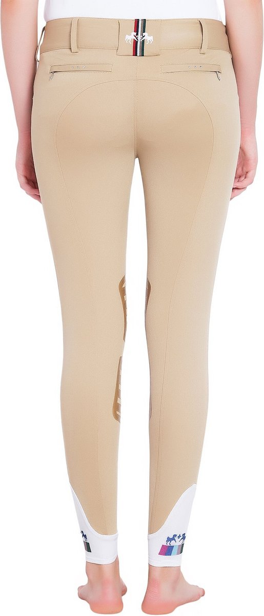 Equine Couture Ladies Fiona Silicone Knee Patch Breeches