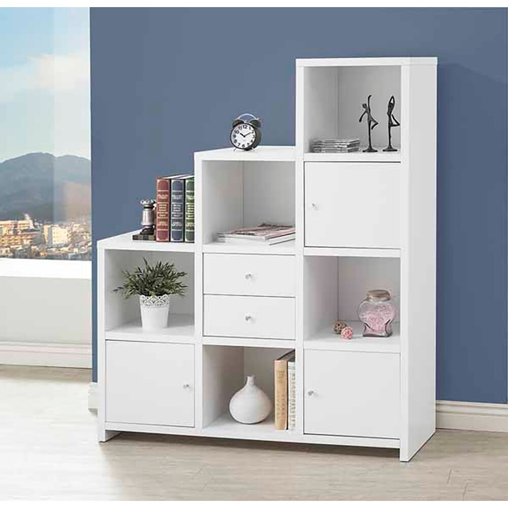 Marietta Contemporary 2 drawer Bookcase