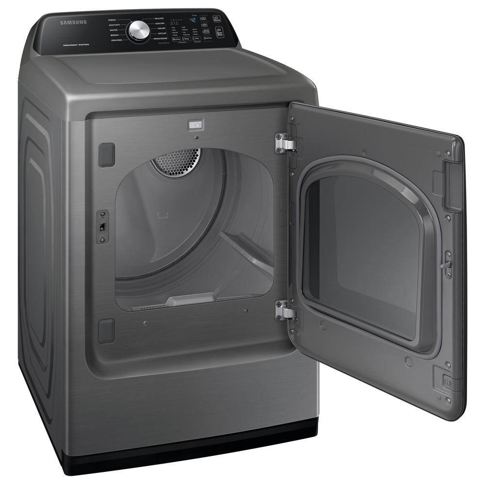  7.4 cu. ft. Vented Electric Dryer with Sensor Dry in Platinum DVE45T3400P