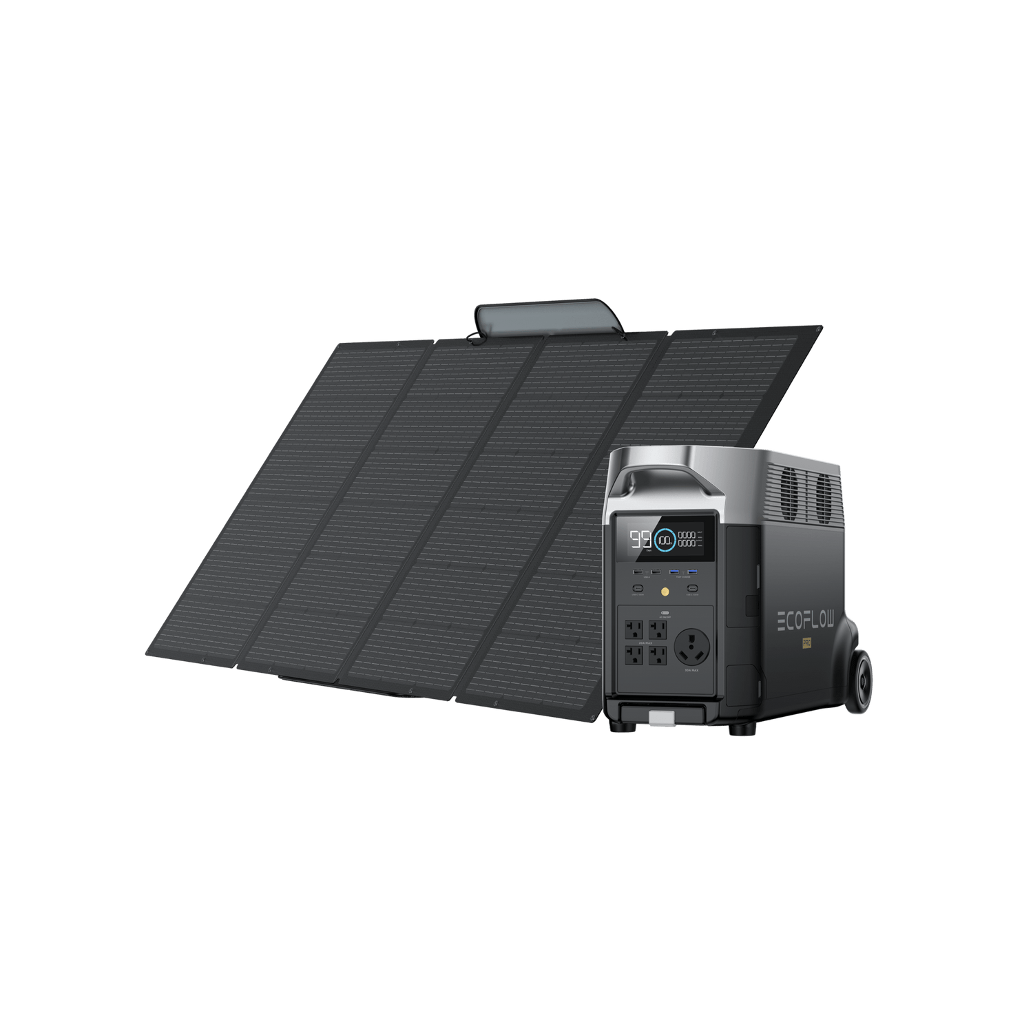 EcoFlow DELTA Pro + 400W Portable Solar Panel