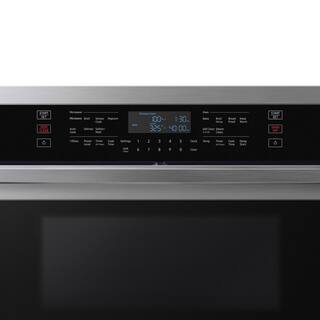  30 in. 1.95.1 cu. ft. Wi-Fi Connected Electric Microwave Combination Wall Oven in Stainless Steel NQ70T5511DS