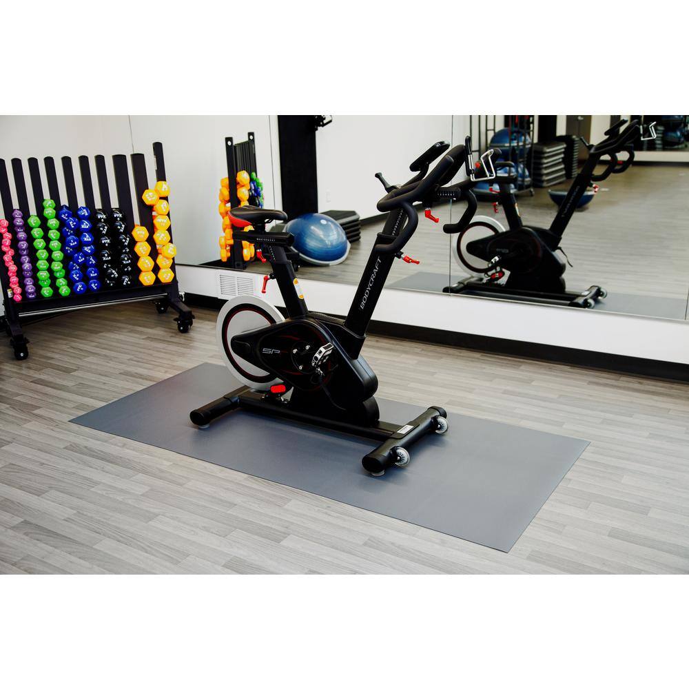 G-Floor Slate Grey 32 in. x 72 in. Polyvinyl Exercise Equipment Mat (16 sq. ft.) EM75CT3272SG