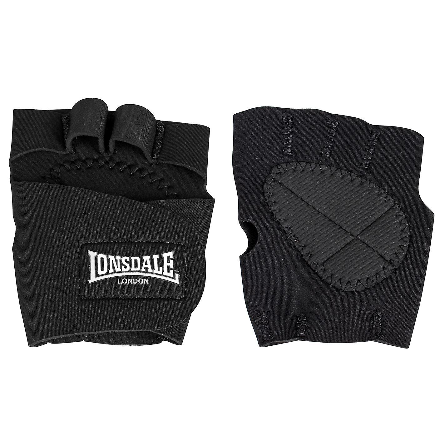 Lonsdale Neo Weight Lifting Gloves Fingerless Sports Training Touch andamp; Close