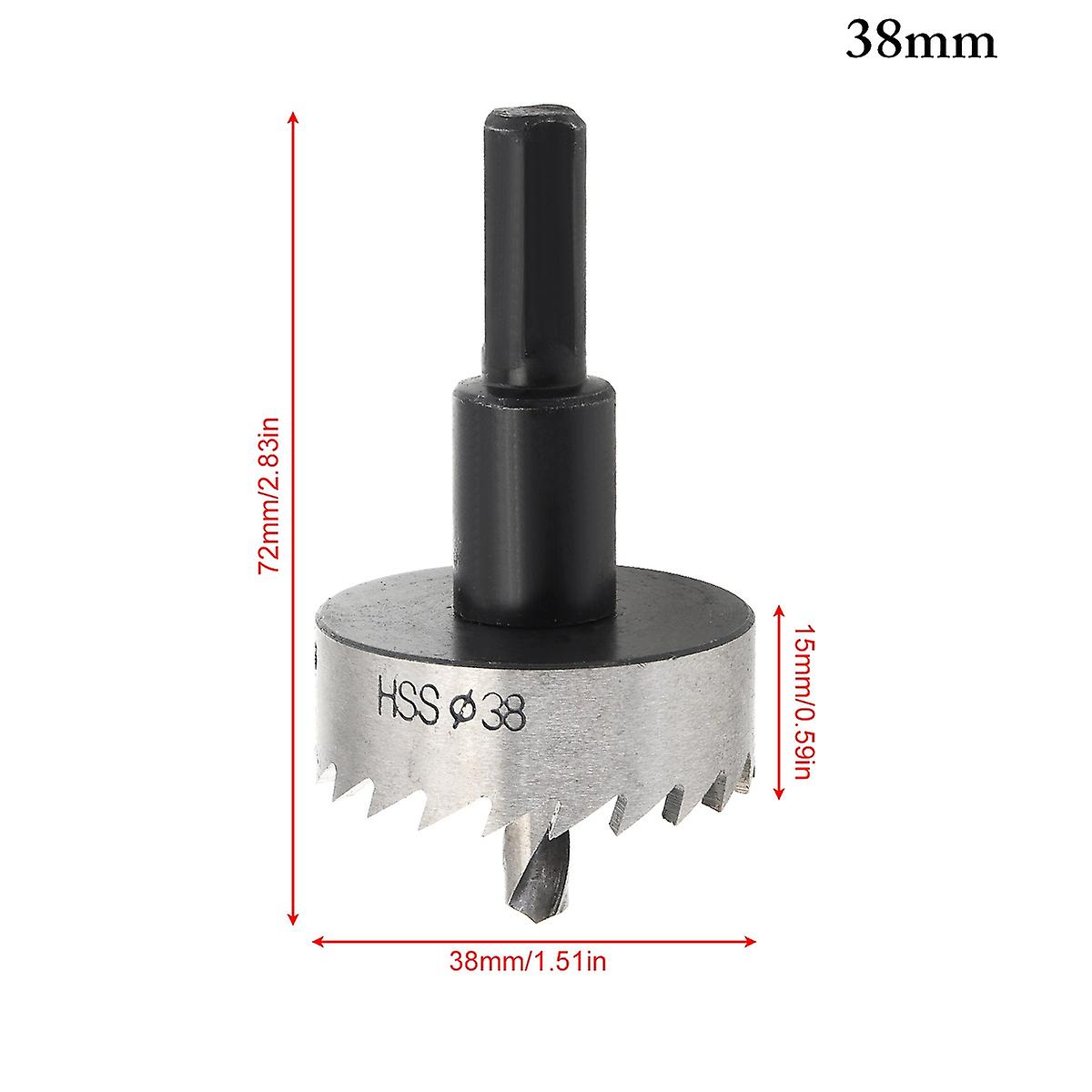 Born Pretty 28mm Hss Drill Bit Hole Saw Twist Drill Bits Cutter Power Tool Metal Holes Drilling Kit Carpentry Tools For Wood Steel Iron