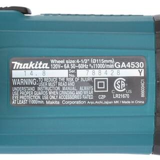 Makita 6 Amp 4-12 in. Angle Grinder GA4530