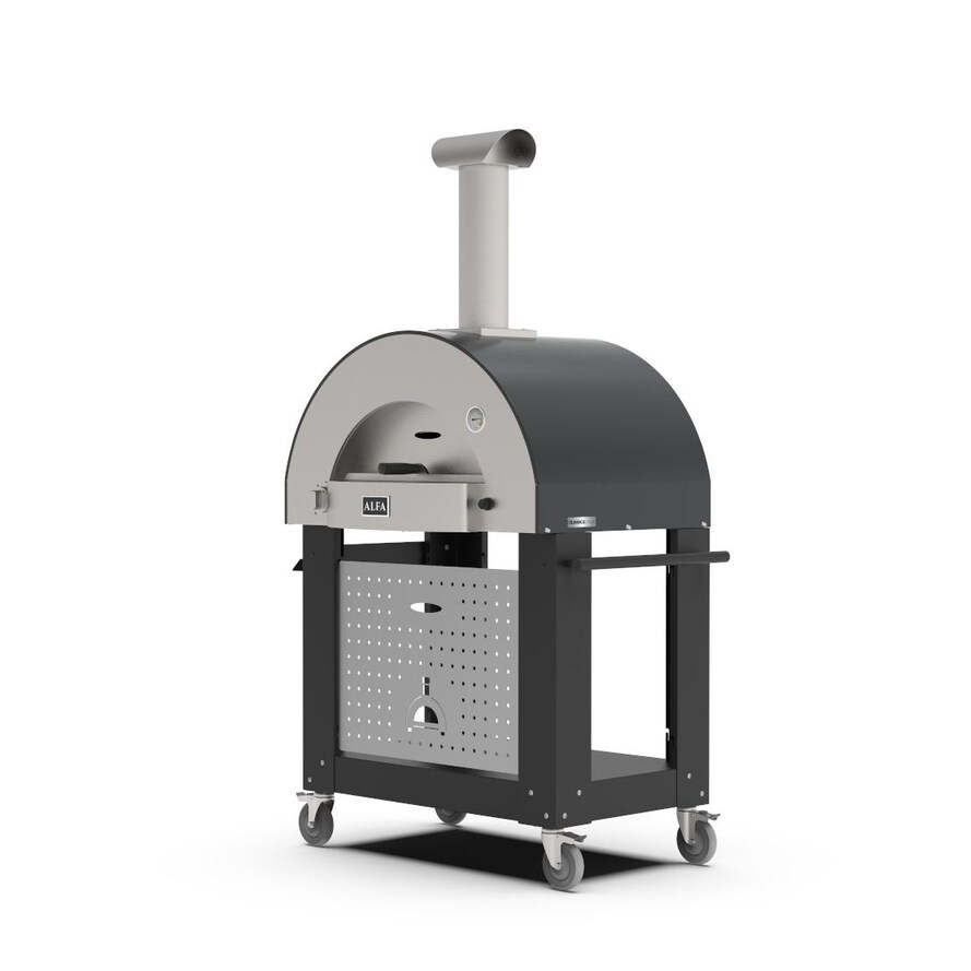 Alfa Classico 2 Pizze Propane Pizza Oven W/ Natural Gas Conversion Kit and Oven Base