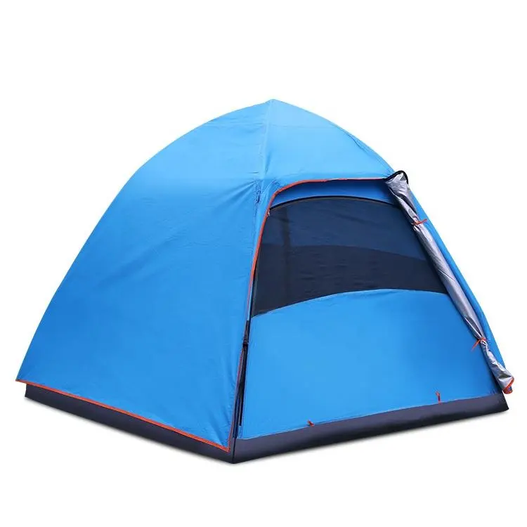 Camping Tents 4 People Beach Tents Waterproof Sun Shelter with Window Quick Automatic Opening Foldable Tent