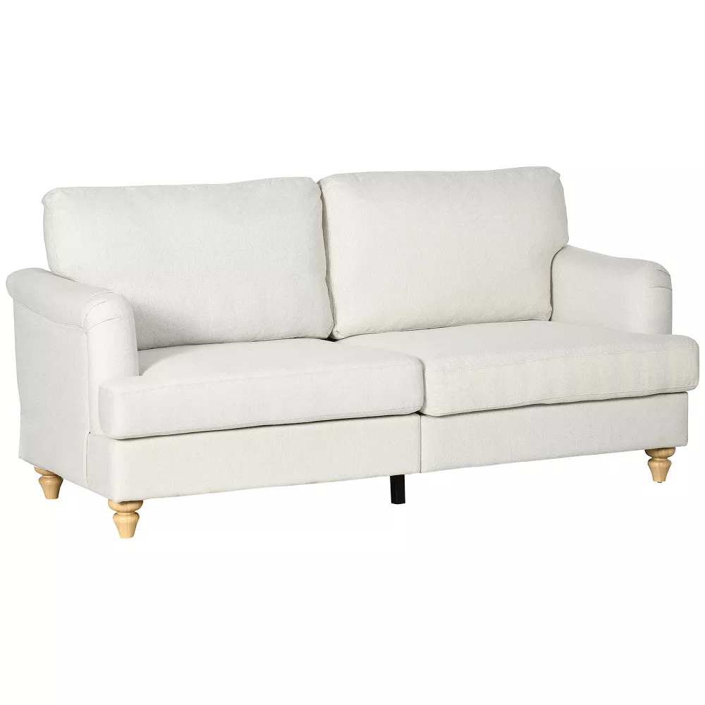 HOMCOM 3-Seater Sofa Couch， 71