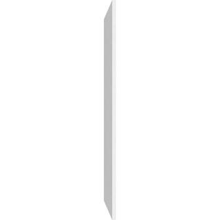 Ekena Millwork 58 in. x 3 ft. x 3 ft. Harrison Raised Panel White PVC Decorative Wall Panel WALP36X36X062HAR